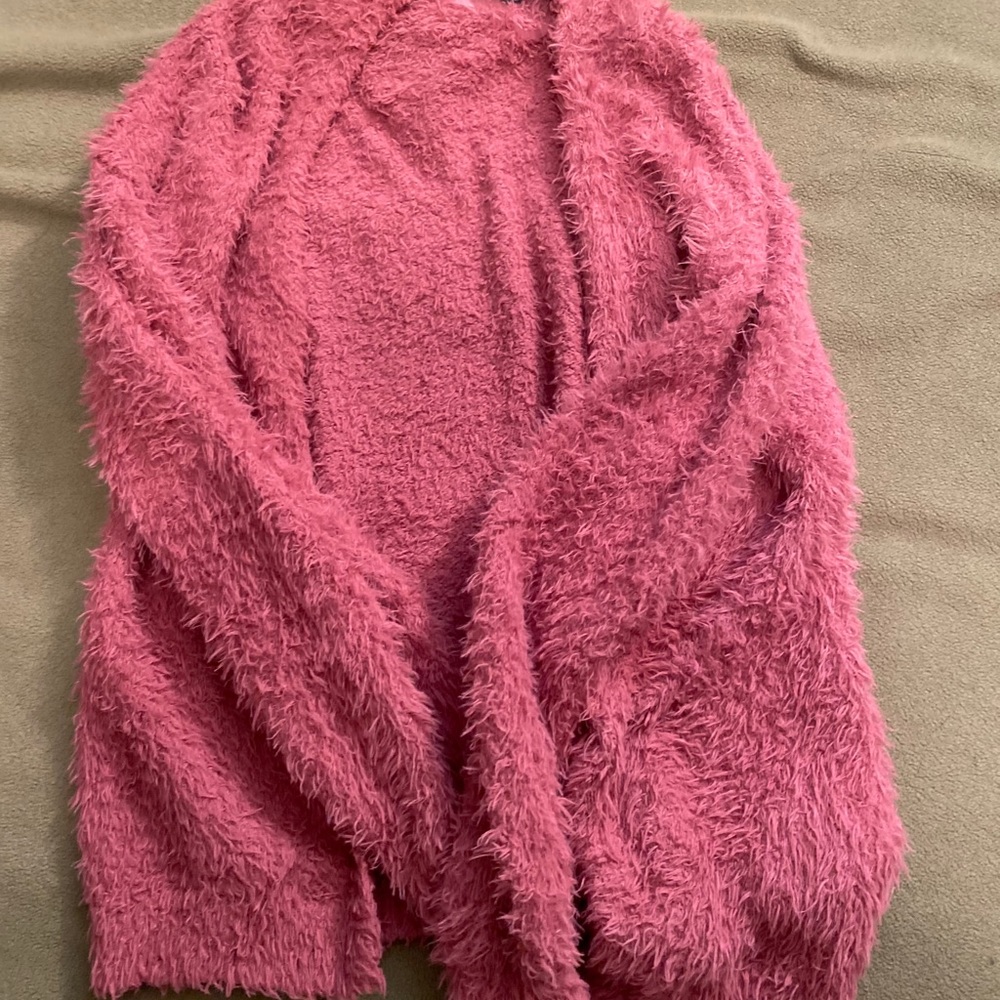 Pink cardigan
